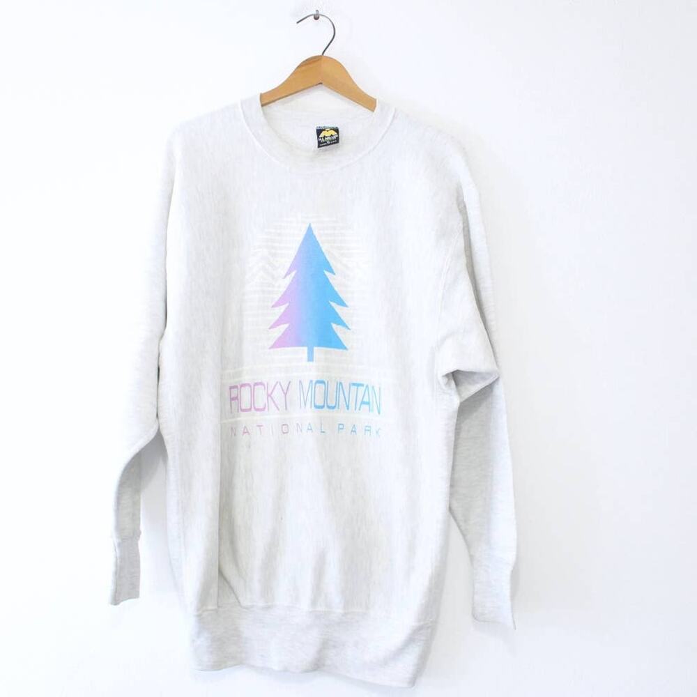 Vintage Rocky Mountain National Park Sweatshirt XL